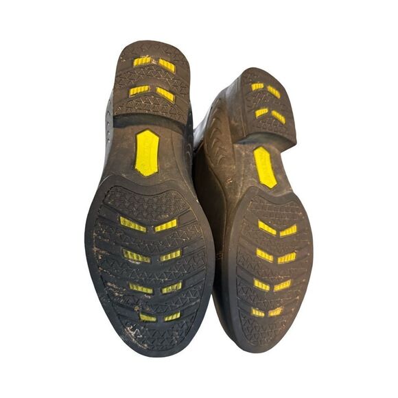 Black Synthetic Leather Ankle Boots - Picture 5 of 6